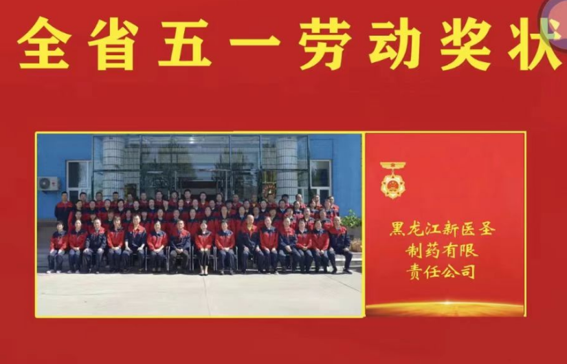 喜讯！祝贺乐投（中国）制药被授予黑龙江省“五一劳